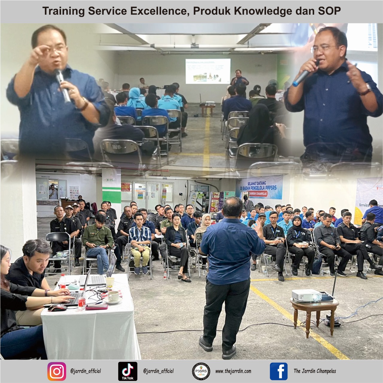 PADA BULAN SEPTEMBER PPPSRS RTJC MENGADAKAN ACARA PELATIHAN SERVICE EXCELLENCE, PRODUCT KNOWLEDGE, & SOP SERTA SOSIALISASI PROGRAM VISITOR MANAGEMENT SYSTEM