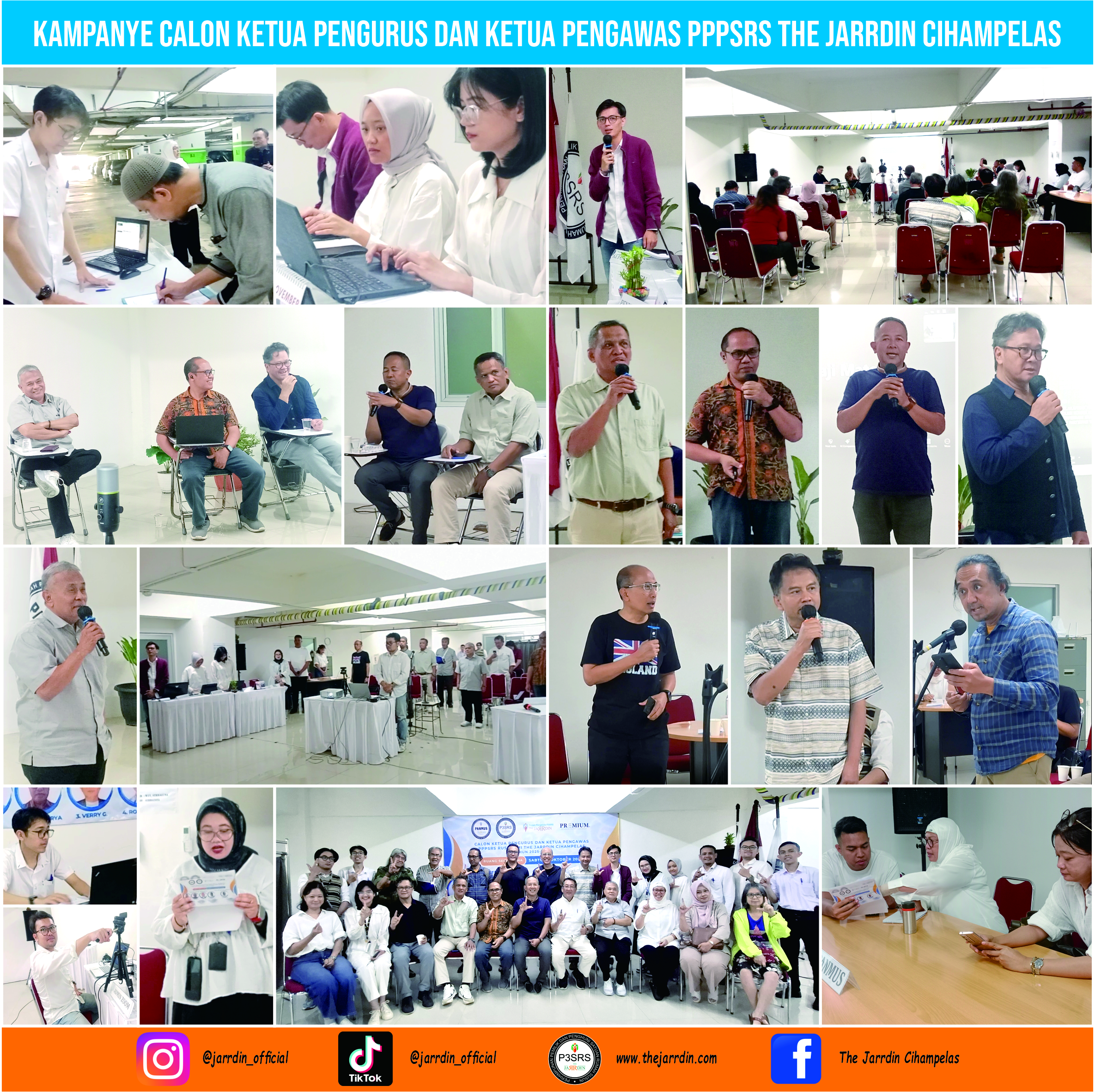 Kampanye Calon Ketua Pengurus Dan Ketua Pengawas Pppsrs The Jardin Cihampelas