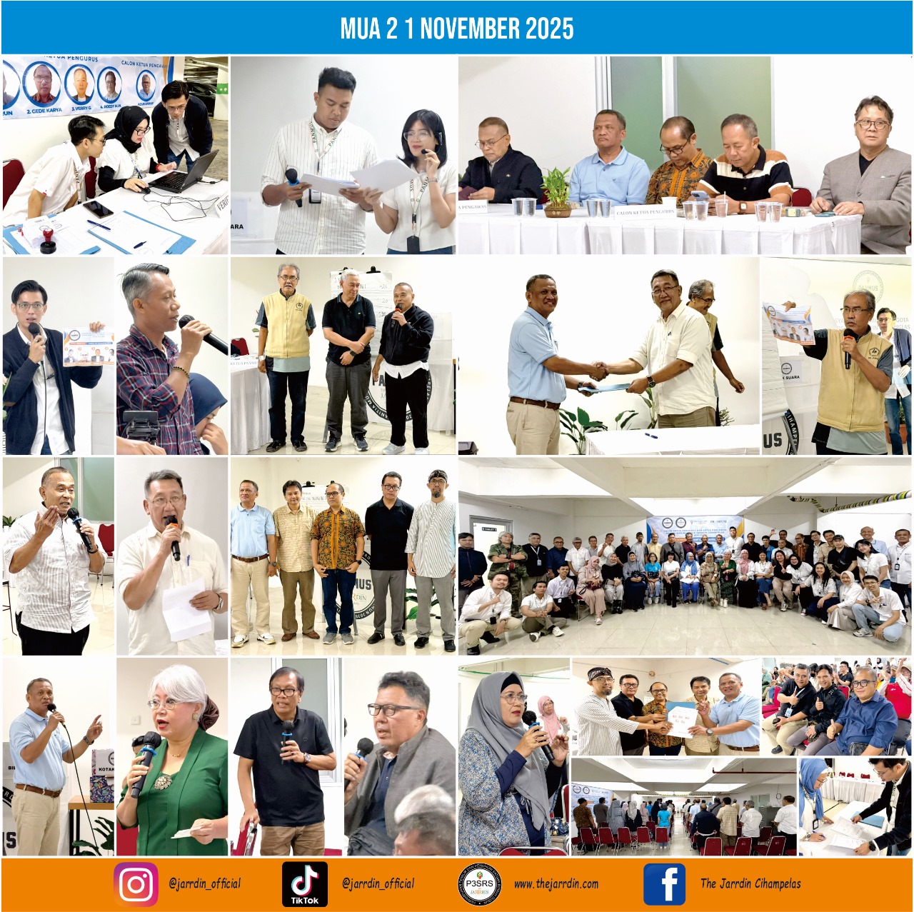 Musyawarah Umum Anggota (MUA 2) Telah Dilaksanakan & Menetapkan Ketua Pppsrs The Jardin Terpilih